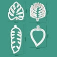 thumbnail image 7 of Cheers.US 8Pcs/Set Tropical Leaf Cutters Hawaiian Flower Cutters Plastic Palm Cookie Cutters Flower Leaves Fondant Cutter Palm Cake Embossing Mold for Biscuit Cake Decoration Summer Beach Party, 7 of 7