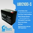 Neuton Mowers CE5 Battery Replacement UB12100S Universal Sealed Lead