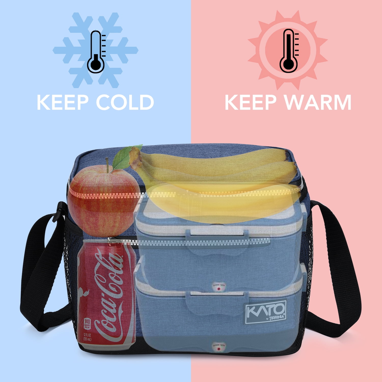 Insulated Thermos Lunch Bag for Adults & Students  Office, School Ready (Medium)  (图3) Insulated Thermos Lunch Bag for Adults & Students  Office, School Ready (Medium)  (图3)