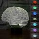 thumbnail image 4 of Halloween Decor 3D Human Brain -Cerebellum Model Table Lamp 7 Color Changing Led Night Light Gift, 4 of 5