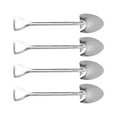thumbnail image 1 of Ice Cream Spoon, Stainless Steel Innovative Design Stainless Steel Cute Shovel Spoon Easy To Use Multipurpose Small Portable  For Home 4 Pointed Shovel,4 Quadrate Shovel,2 Pointed, 1 of 8