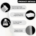 thumbnail image 6 of BOEIAC Organza Bags, White Organza Bags, 50Pcs, Sheer Organza Bags 3 x 4 inch, Jewelry Gift Bags, Party Favor Bags with Drawstring, Mesh Gift Pouches Mini Candy Bags for Wedding Christmas Party, 6 of 10