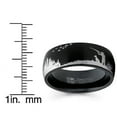 thumbnail image 2 of Metal Masters Mens Black Tungsten Carbide Ring Wedding Band Bird Duck Hunting Outdoor Ring 8mm 12, 2 of 5