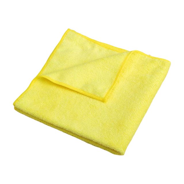 Billuyoard Paño de limpieza de microfibra para el hogar, comedor, Hotel, cocina, baño, , vajilla, paño para fregar, paño para limpiar Cocina y Comedor Amarillo 40x40cm