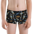 thumbnail image 5 of Yiaed Space Rockets Print Boys' Boxer Briefs Cotton Casual Stretch Comfort Boys Boxers - Kids Boxer Briefs Underwear for Boys (6-18)-X-Large, 5 of 5