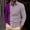 c01Purple, variant on (S-5XL) Plus Size Long Sleeved Shirt for Men Spring Casual Turndown Collar Shirts for Men Color Block Autumn Pullover Shirt Tops Blue XL