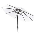 thumbnail image 4 of Safavieh PAT8001F Collection Extérieure Ortega Blanc Uv Résistant 9 Pieds Auto Inclinaison Manivelle Parapluie, 4 of 5