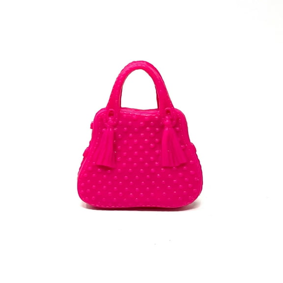 Barbie Doll Stud Pink Handbag Purse - Doll Clothing & Accessories