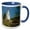 Blue/White, variant on 3drose, Canada, Ontario, Tobermory. Big Tub Lighthouse in Lake Huron, 15oz Mug