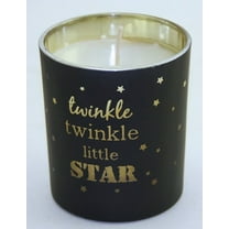 CLASSIC CHRISTMAS - BLACK TWINKLE LITTLE STAR Courtneys Candles 10 oz Limited Edition Scented Jar Candle