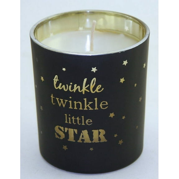 CLASSIC CHRISTMAS - BLACK TWINKLE LITTLE STAR Courtneys Candles 10 oz Limited Edition Scented Jar Candle