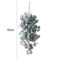 thumbnail image 6 of 1 Branch Artificial Rattan Flexible Vivid Weather-resistant Decorative Fake Eucalyptus Leaves Vine for Bouquet Filler Farmhouse Kitchen Hanging Planter Table Decor, 6 of 8