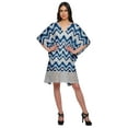 thumbnail image 2 of Moomaya Cutwork Lace Beach Kaftan For Women Printed Bikini Caftan Plus Size, 2 of 6