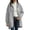Gray-24, variant on Perfectbot Women's Hooded Zip Up Jacket, Full Zip Fall Hoodie with Drawstring & Side Pockets