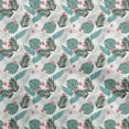 thumbnail image 1 of oneOone Cotton Poplin White Fabric Tropical Leaf Diy Clothing Quilting Fabric Print Fabric By Yard 56 Inch Wide, 1 of 5