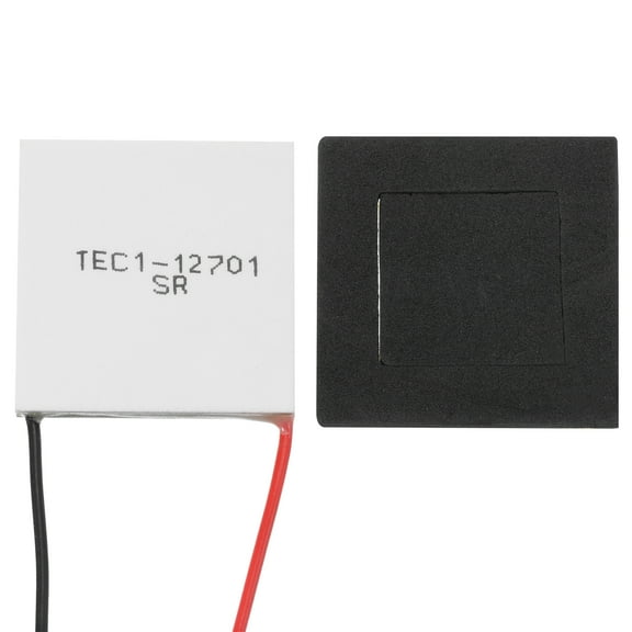 TEC1-12701 Semiconductor Refrigeration Tablets 15.8V 1.2A 18W Heatsink Thermoelectric Cooler Cooling 30x30mm
