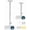 Silver, variant on Adjustable Ceiling Projector Mount 14-24in Extendable 360° Rotation Silver