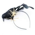 thumbnail image 7 of Vikakiooze Halloween Party Decorations, Halloween Exaggerated Mori Tie Crow Headband Ghost Festival Personality Accessories Feather Black Crow Hair Accessories, 7 of 7