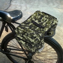 IBASETOY Motorcycle Rear Rack Bag Canvas Green for Cyclists 1Set