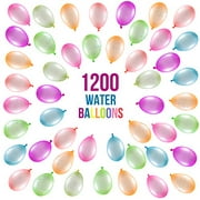 Prextex 1200 Water Balloons Bulk Balloons Pack for Water Sports Fun, Splash Fights for Pools and Outdoors, Summer Outdoor Water games and Party Favors