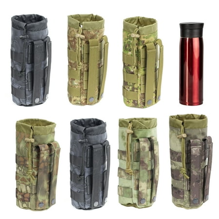 

Star Home Water Bottle Pouch Anti-scratch Drawstring Splash-resistant Double Straps Thick Storage Breathable Hiking Camping Travel Kettle Holder Outdoor Stuff