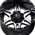 thumbnail image 5 of TIS 538mb 20x9 +18et 108.00mm gloss black mirror machined face chrome t star cap wheel, 5 of 5