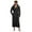 A05-Black, variant on TOWED22 Mens Bathrobes with Hood Big and Tall Soft Full Length Bathrobes for Spa and House(A05-Red,5XL)