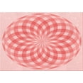 thumbnail image 1 of Ahgly Company Tapis Rectangulaire Rouge Lavable en Machine, 5 Pieds x 8 Pieds, 1 of 7