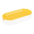 thumbnail image 3 of opvise Cat Grass Planter Soilless Planting Visible Water Level Drain Grid U-hole Sturdy Sink Detachable Catnip Grow Box Yellow, 3 of 8