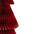 thumbnail image 6 of Northlight Tall Foldable Accordion Honeycomb Paper Christmas Tree - 4' - Red, 6 of 7