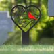 thumbnail image 4 of Memorial Grave Markers Heart Memorial Plaque Stake A, 4 of 5