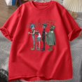 thumbnail image 1 of Camiseta de banda de música Gorillaz PUNK ROCK para hombres y mujeres, camisetas de manga corta de algodón con cuello redondo de los años 90, ropa Vintage Y2K, camiseta de verano, 1 of 1