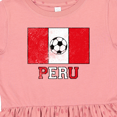 thumbnail image 4 of Inktastic Peruvian Soccer Girls Toddler Dress, 4 of 5