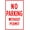 Warning Sign 5, variant on Metal No Parking Without Permit Sign - 8"x12", UV/Waterproof/Fade/Scratch Resistant, Outdoor/Indoor, Permit Areas
