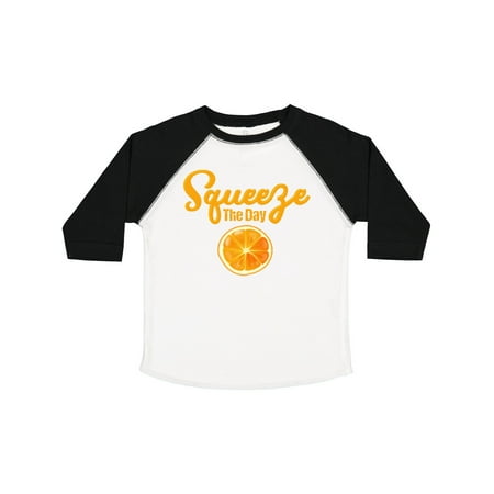 

Inktastic Orange Squeeze the Day Gift Toddler Boy or Toddler Girl T-Shirt