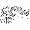 thumbnail image 2 of Growing Music Tree Music Notes Wall Sticker Creative Music Notes Notation Vinyl Wall Stickers for Classroom Kids Music Studio Dance Room Bedroom Art Decor Wall Sticker Vinyl Transfer, 2 of 9