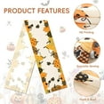 thumbnail image 5 of Halloween Table Runner Plaid Dot Pumpkin Halloween Decorations Table Runner Orange Spooky Halloween Table Runner Leaf Table Runner 90 Inches Long Halloween Coffee Table Runner Thanksgiving for Table, 5 of 6