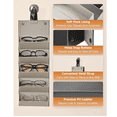 thumbnail image 4 of Organizador de Gafas de Sol de Viaje, Estuche Plegable para Gafas de Sol de Viaje con 5 Ranuras para Múltiples Pares Xtellar negro, 4 of 4