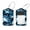 multicolored 1, variant on Wave Stripes Anchor Pattern Luggage Tags with Stainless Steel Loop, 2 Pack Luggage Tag Holders for Travel Luggage Baggage Identifier