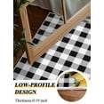 thumbnail image 4 of Pastoral Sunflower Area Rug for Bedroom 3x5 Ft Country Floral Plants Black Buffalo Plaid Super Soft fuzzy Throw Rug Non-Slip Fluffy Plush Indoor Floor Carpet for Living Room Nursery Home Decor, 4 of 8