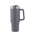 thumbnail image 1 of 1pcs Stainless Steel Straw Mug Straw Ice Bar Mug Car Portable Thermal Mug, 1 of 6