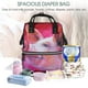 thumbnail image 5 of Easygdp Pink Pig para Bolsa de Bebé de Gran Capacidad con Múltiples Bolsillos, Bolsa de Pañales para Padres, Bolsa de Viaje Organizada y Elegante, 5 of 6
