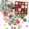 thumbnail image 4 of 42/44 piezas de bolas navideñas de colores en caja, colgantes para decoración del árbol de Navidad, decoración navideña para el hogar, regalos de Año Nuevo, Navidad 2023, 4 of 5