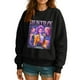 thumbnail image 2 of Moonsky Sudadera pop Demon Hun/er, sudadera Huntrix con cuello redondo, jersey de manga larga para mujer y hombre, ropa de calle, moda urbana (Negro S), 2 of 5