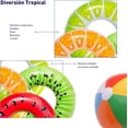 thumbnail image 5 of Kit de 7 Flotadores Inflables de Piscina Bluelander, 4 Aros de Frutas y 3 Pelotas para Piscina, 5 of 5