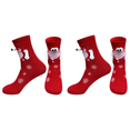 thumbnail image 1 of Calcetines Navideños Magnéticos Con Las Manos  Divertidos Y Bonitos (Navidad) Color Rojo, 1 of 4