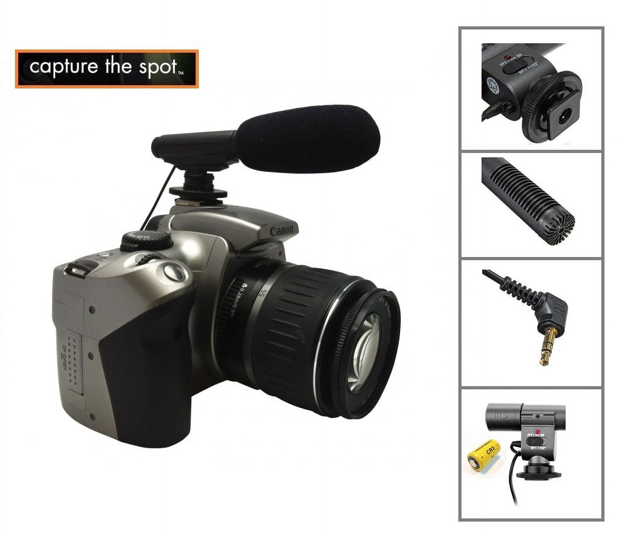 Mini Professional Condenser Microphone for Canon EOS Rebel SL3 EOS R RP
