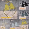 thumbnail image 4 of Débardeur de Bain Dos Nu pour Femmes avec Encolure à Nouer et Franges, 4 of 7