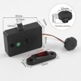 thumbnail image 2 of Smart Fingerprint Drawer Lock Cabinet Furniture Electronic Keyless Induction Lock Locker Anti-Theft Password Lock, 2 of 5
