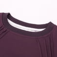 thumbnail image 5 of Fgnfyis Men's Autumn Design Sense Fashion Round Neck Sweater Mens Crewneck Sweatshirt Purple XL, 5 of 7